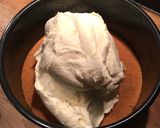 A picture of step 5 of Simple White Chocolate Cheesecake with Raspberry Sauce.