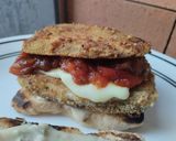 Foto del paso 8 de la receta: Sándwich🧀de milanesa de berenjena y tomate🍆🍅🥪!!!