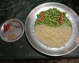 मटर पुलाव(Matar pulao recipe in Hindi) रेसिपी चरण 1 फोटो