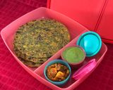A picture of step 9 of Methi Thepla.
