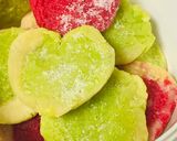 A picture of step 6 of Vanilla heart cookies.