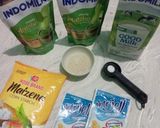 Foto langkah ke 1 dari resep Matcha Silky Pudding.