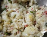 A picture of step 1 of Falahari veg cutlet.