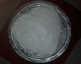 A picture of step 7 of Heart shaped rose ice cream cake.