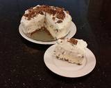 Vanilla / Peanut Butter Ice Cream Cake with a Crispy Crust and Whipped Cream Topping With Creamy Crispy Chicolate Bark recipe step 18 photo