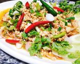 รูปขั้นตอนการทำที่ 2 ของ ลาบไก่ง่ายที่สุด