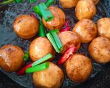 Foto langkah ke 2 dari resep Bakso Ikan Saus Tiram.