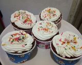 Foto langkah ke 8 dari resep Red Velvet Cake Kukus.