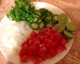Foto del paso 1 de la receta: Filete de pescado a la Mexicana empapelado