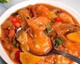 Foto langkah ke 9 dari resep Udang asam manis.