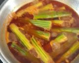 A picture of step 2 of Drumstick & besan sabji.