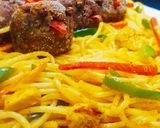 A picture of step 12 of Spaghetti meatballs.