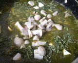 A picture of step 6 of Hariyali Mushroom Paneer.