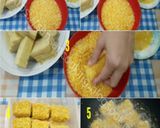 Foto langkah ke 6 dari resep Nugget Pisang Coklat Keju.