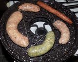 Foto del paso 7 de la receta: Parrillada: chinchulines de cordero, chorizos de pollo, conejo, criollos, churrasquitos de cerdo