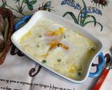 Foto del paso 2 de la receta: Cazuelas horneadas de huevos con guisantes