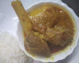 A picture of step 2 of Mutton kosha.