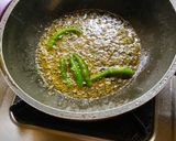A picture of step 5 of Ridge gourd curry with Lentil Dumplings.
