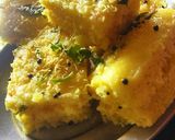 A picture of step 4 of Dhokla (rice, dal).