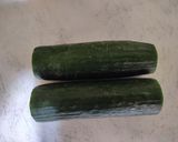 A picture of step 1 of Sweet potato, cucumber and peas salad.