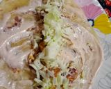A picture of step 9 of Chicken tikka mayyo roll(homemade paratha) 😍.