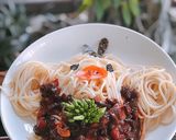 Hình bước làm 3 của món Spaghetti sốt thịt bò