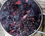 A picture of step 1 of Zobo (Hibiscus drink).