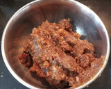 A picture of step 2 of Sugarfree Dates And Nuts Bars.