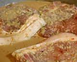 A picture of step 1 of Simple grilled pork chop rice plate with eggs recipe.
