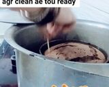 A picture of step 2 of Chocolate Milk cake.