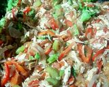 Foto del paso 4 de la receta: Empanada de pollo y verduras en 15 minutos