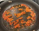 A picture of step 3 of Chicken Mango Curry.
