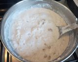 A picture of step 1 of Coconut ladoo.