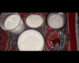 A picture of step 7 of Shahi mithaas.