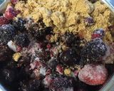 A picture of step 1 of #berrybonanzaMixed berries Strudel.