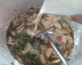 Foto langkah ke 6 dari resep Lodeh tempe lombok ijo kuah susu.