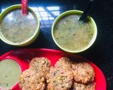 A picture of step 3 of Nutritious sprouted horse gram vada.