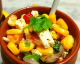 A picture of step 4 of Corn Paneer Salad.