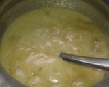 A picture of step 1 of Navratri special coconut sweet.