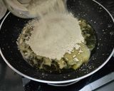 A picture of step 2 of Green moong- jaggery ladoos (saboot moong- gur ke laddoo).
