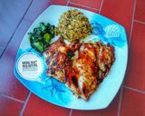 Foto langkah ke 4 dari resep Menu diet : Nasi goreng bunga kol.