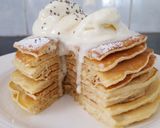 A picture of step 12 of Pancakes with homemade ice cream.