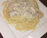Foto del paso 6 de la receta: Salsa blanca con pollo y champiñones