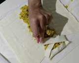 Foto del paso 5 de la receta: Trenza de hojaldre rellena de pollo al curry