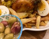 Une image de l'étape 10 de Poulet aux olives et citron confit à la sauce Marocaine!.