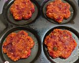 A picture of step 4 of Beetroot Oats Tikki.