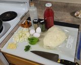 A picture of step 1 of Spicy Eggs in Purgatory with 'Nduja! (Uova in Purgatorio con 'Nduja).