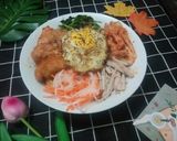 Hình bước làm 8 của món Cơm trộn đặc biệt