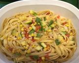 Foto del paso 2 de la receta: Fettuccine con calabacitas y elote