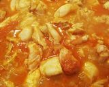 Csirkés gombapaprikás házi lecsóval recept fázis 3 fotója